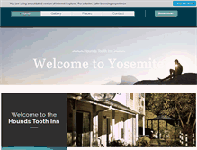 Tablet Screenshot of houndstoothinn.com